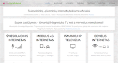 Desktop Screenshot of magnetukas.lt
